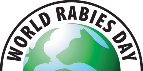 World Rabies Day September 28 around a globe